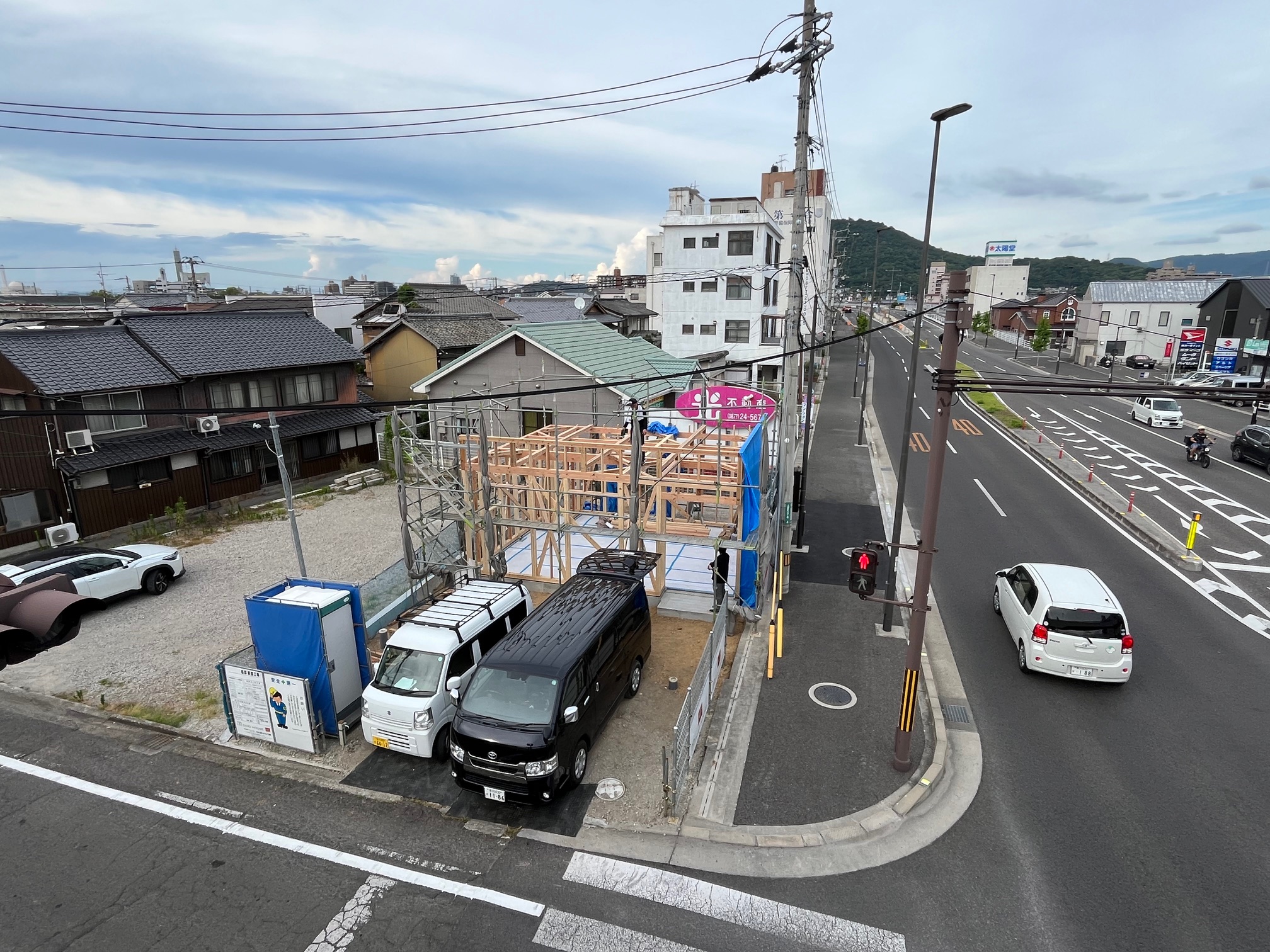 建築現場の写真